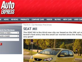 SEAT Mii Autoexpress review SEAT Mii Autoexpress review
