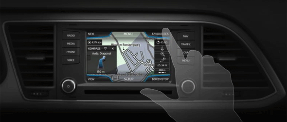 SEAT Leon - infotainment centre