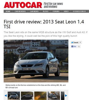 Autocar Leon 1.4 TSi review