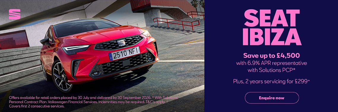 W Livingstone Ltd - New SEAT Ibiza offer